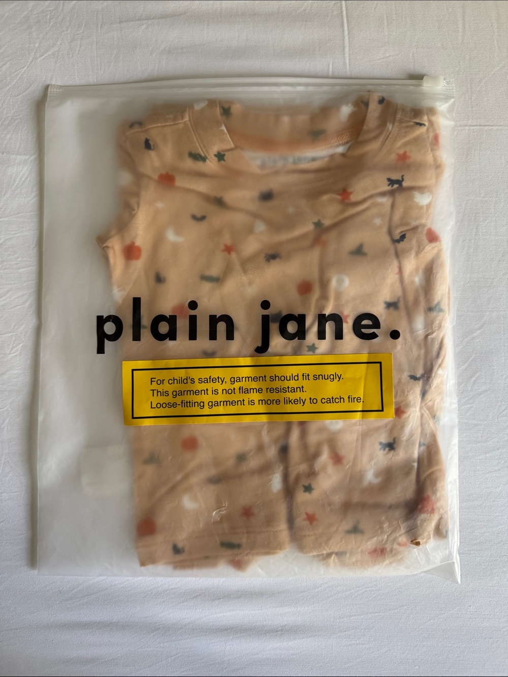 plain jane. 3 - 6 Month Halloween Pajamas